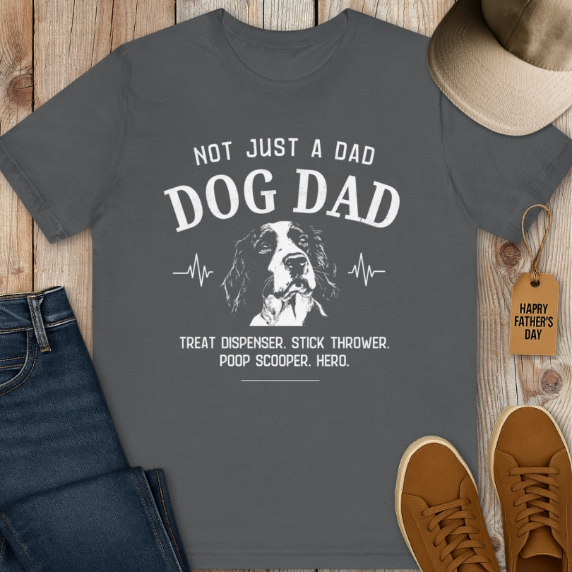 English Springer Spaniel Dog Dad T-shirt