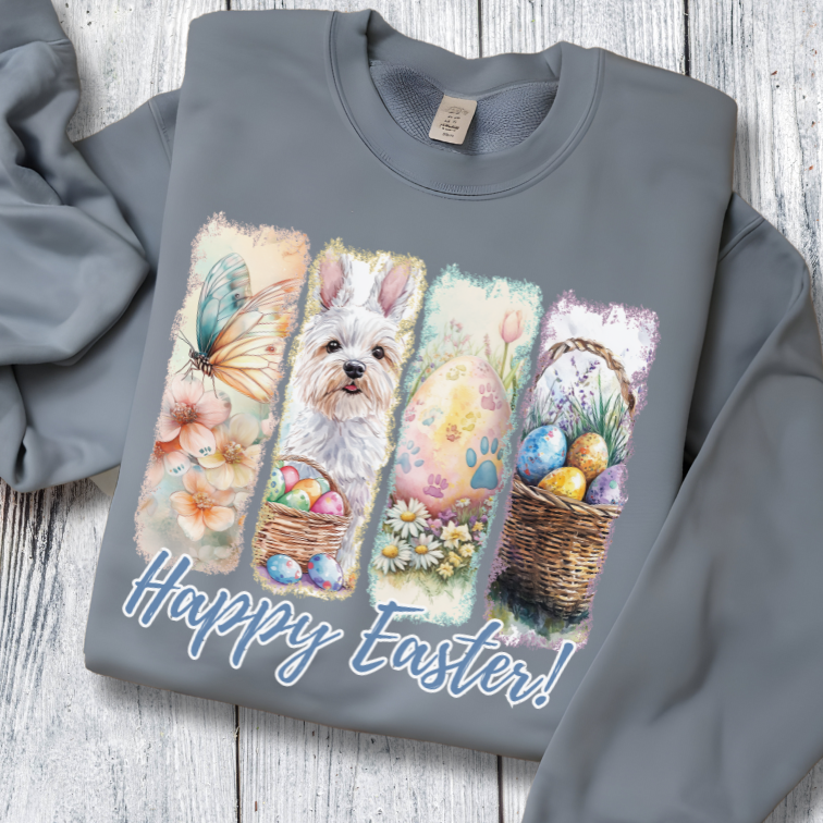 West Highland White Terrier Dog Lover Easter Sweatshirt