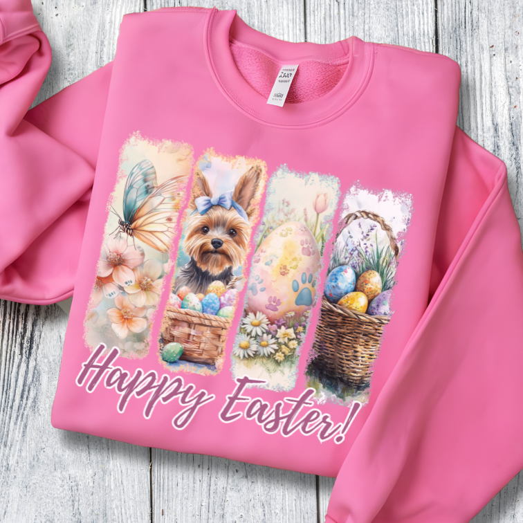 Yorkshire Terrier Easter Sweatshirt