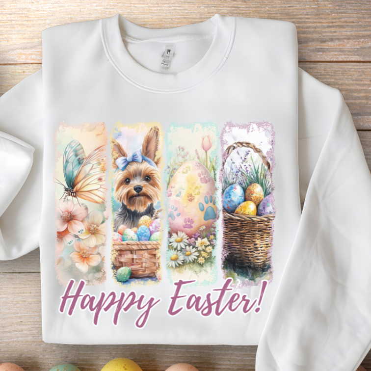 Yorkshire Terrier Easter Sweatshirt