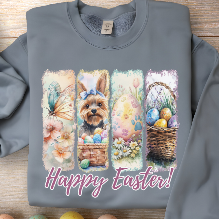 Yorkshire Terrier Easter Sweatshirt