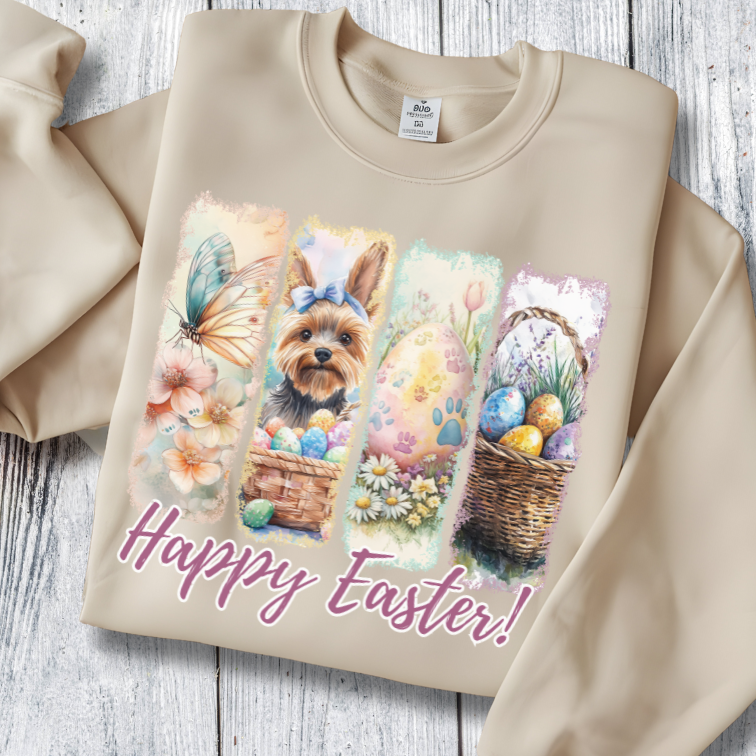 Yorkshire Terrier Easter Sweatshirt