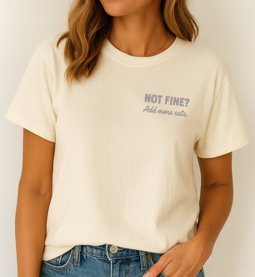 Add More Cats Tee – Comfort Colors® 1717