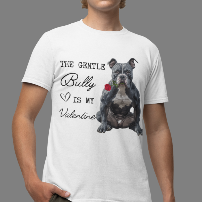 american bully valentine shirt white