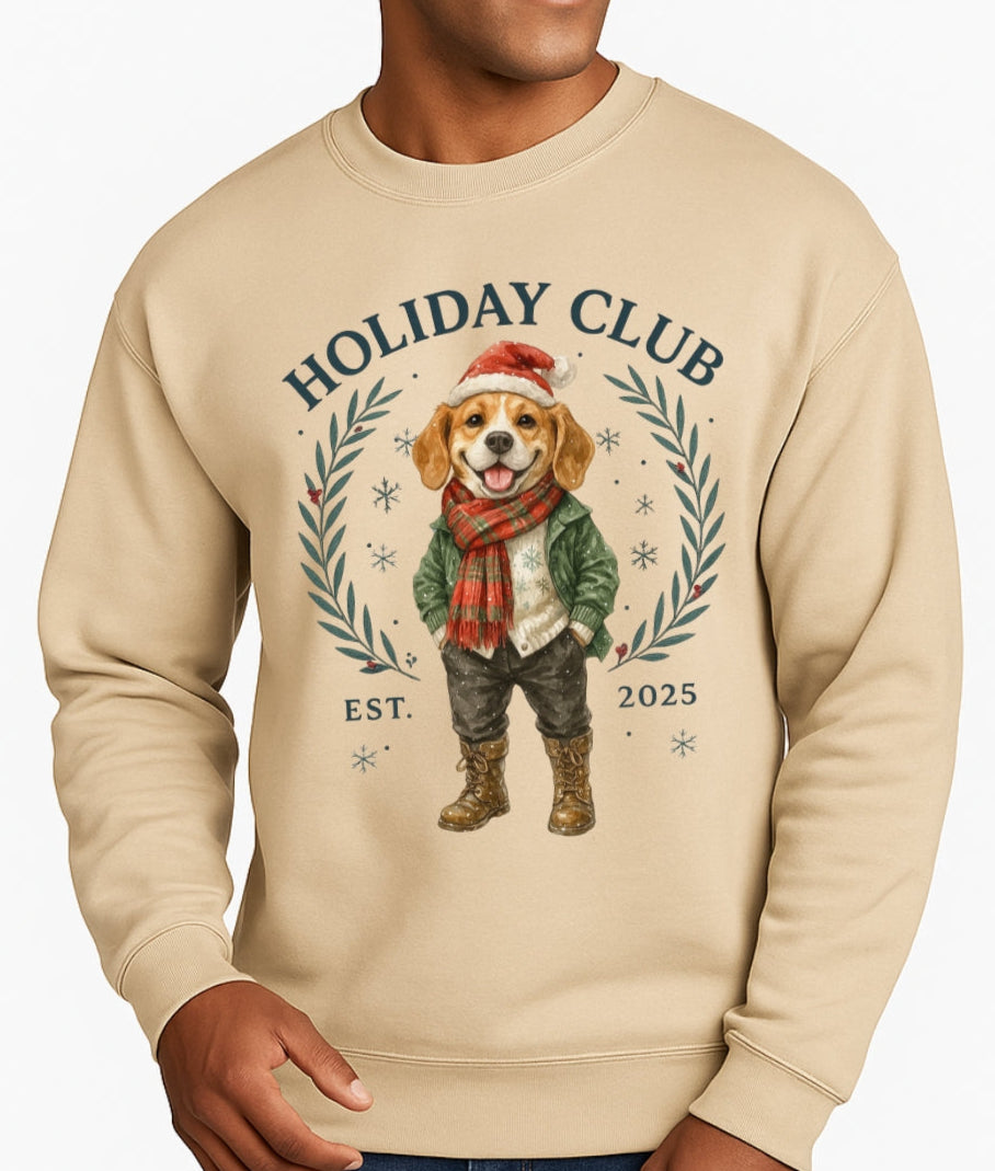 Beagle Holiday Club Christmas Sweater