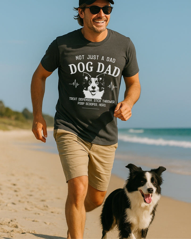 Border Collie Dog Dad T-shirt