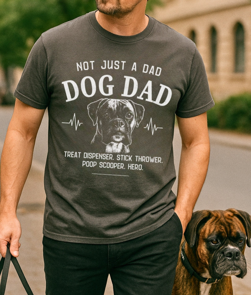 Boxer Dog Dad T-shirt