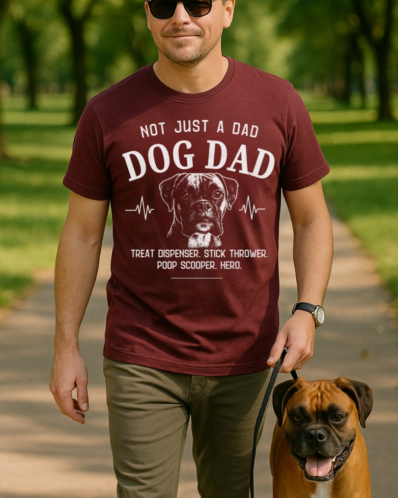 Boxer Dog Dad T-shirt
