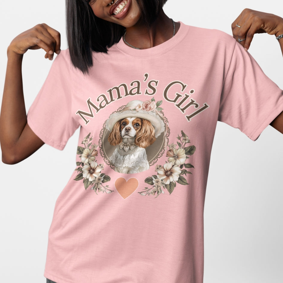 cavalier king charles mama's girl tee