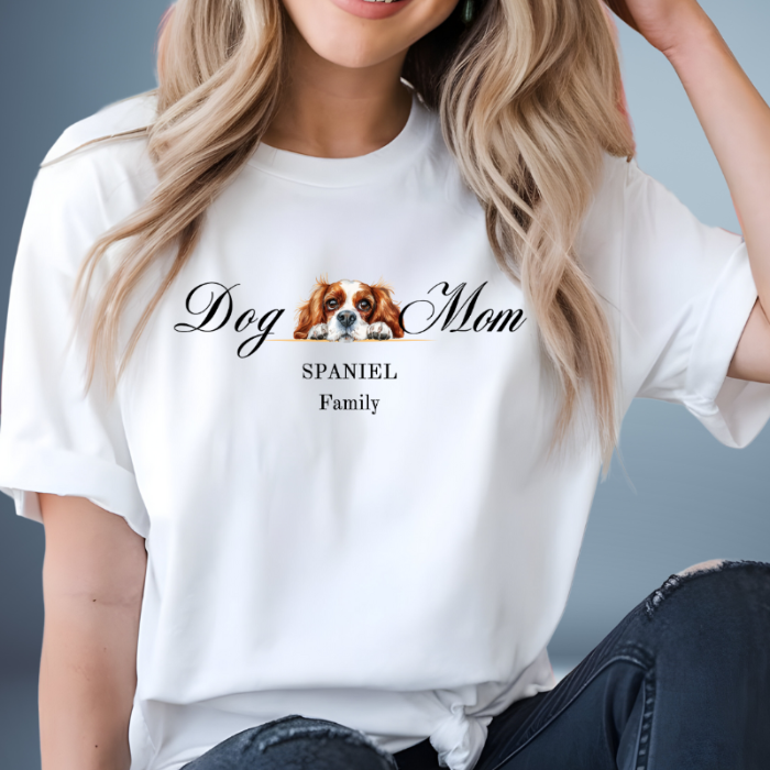 cavalier king charles spaniel mom t-shirt, cavalier king charles lover gift