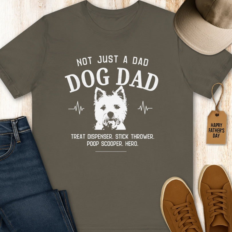 Westie Dog Dad T-shirt