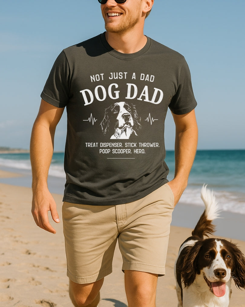 English Springer Spaniel Dog Dad T-shirt