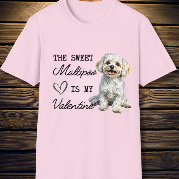 maltipoo valentine shirt