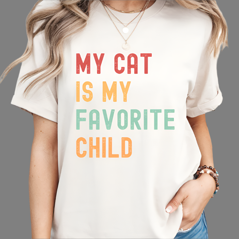 "My Cat is My Favorite Child" T-Shirt