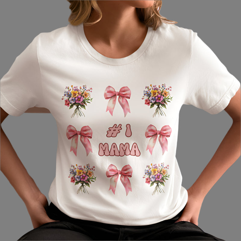 floral mama shirt