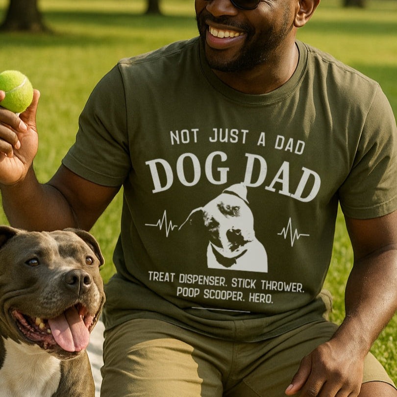 Pit Bull Dog Dad T-shirt