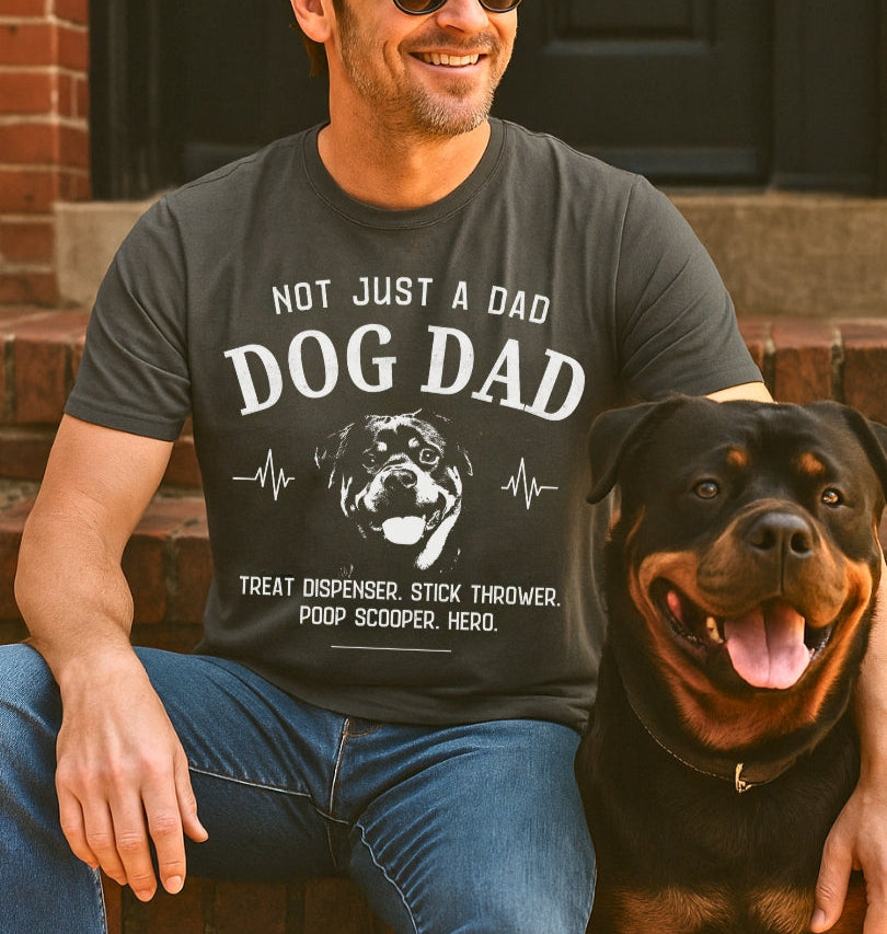 Rottweiler Dog Dad T-shirt
