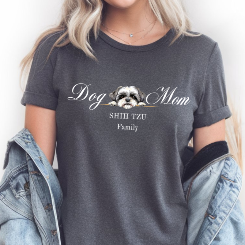 shih tzu mom tshirt