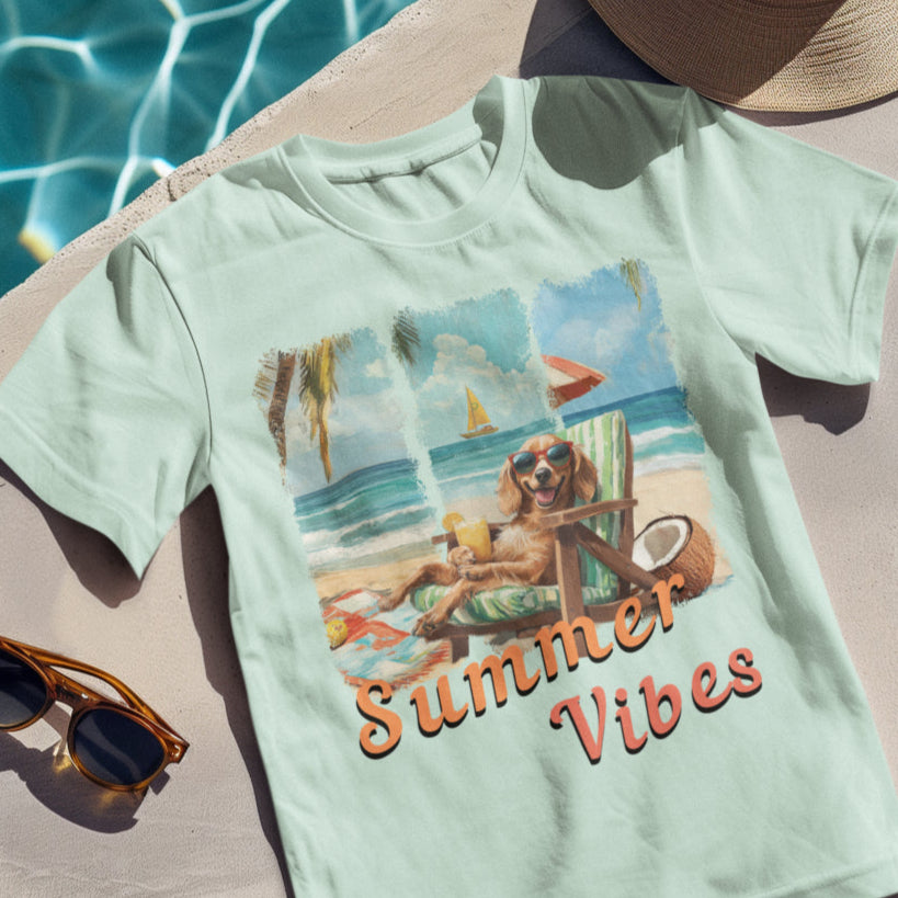 Summer Vibes – Chill Mode Dachshund T-Shirt