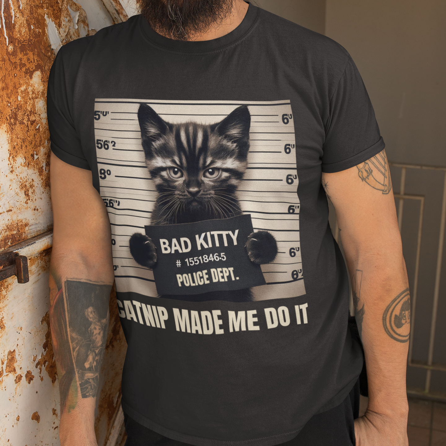 "Catnip Made Me Do It" Unisex Softstyle T-Shirt