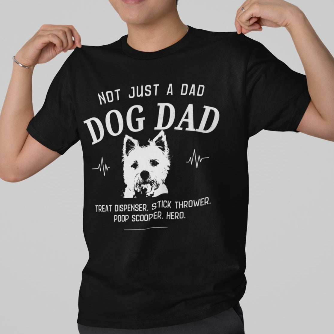 Westie Dog Dad T-shirt