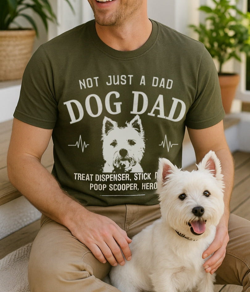 Westie Dog Dad T-shirt