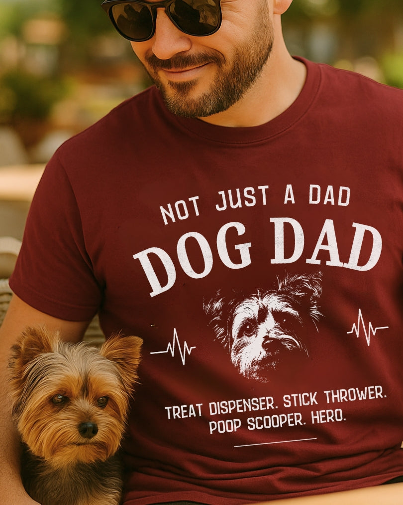 Yorkie Dog Dad T-shirt