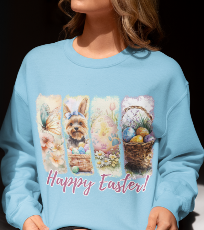Yorkshire Terrier Easter Sweatshirt