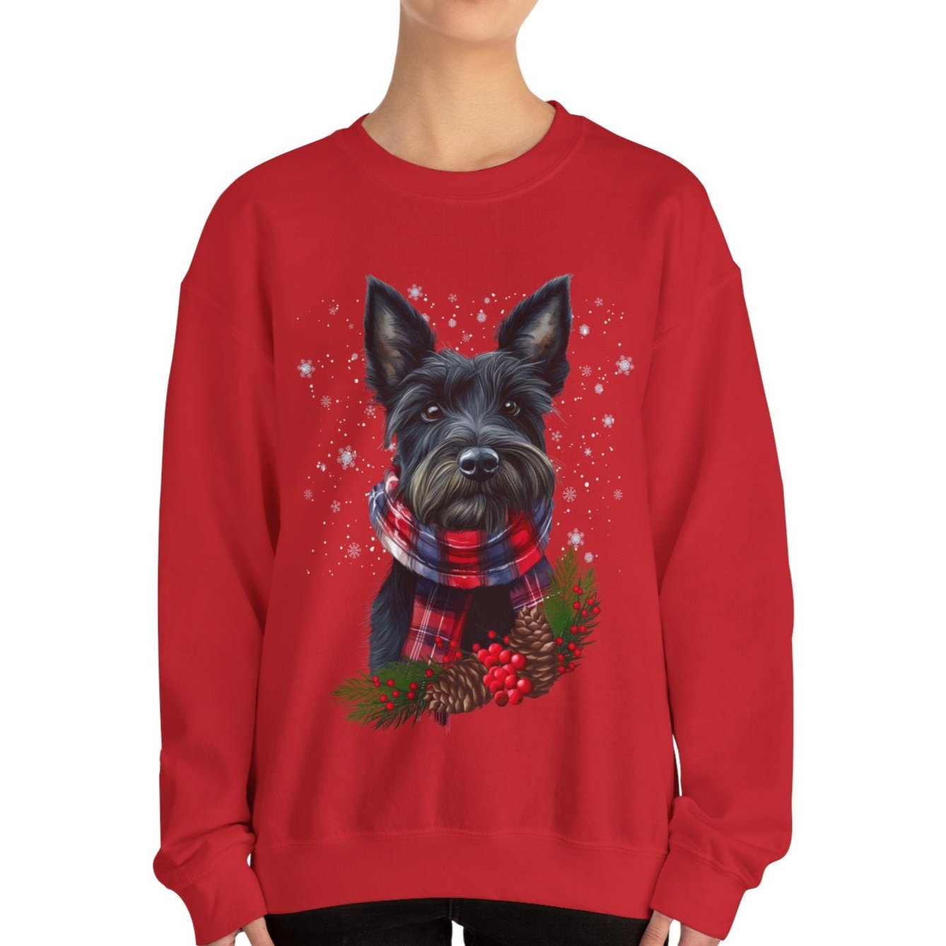 Scottish Terrier - Festive Scottie Sweater