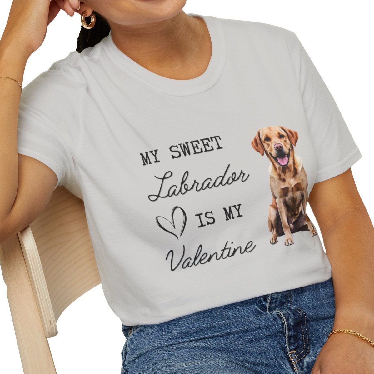 Labrador Retriever - My Sweet Labrador is My Valentine - T-shirt