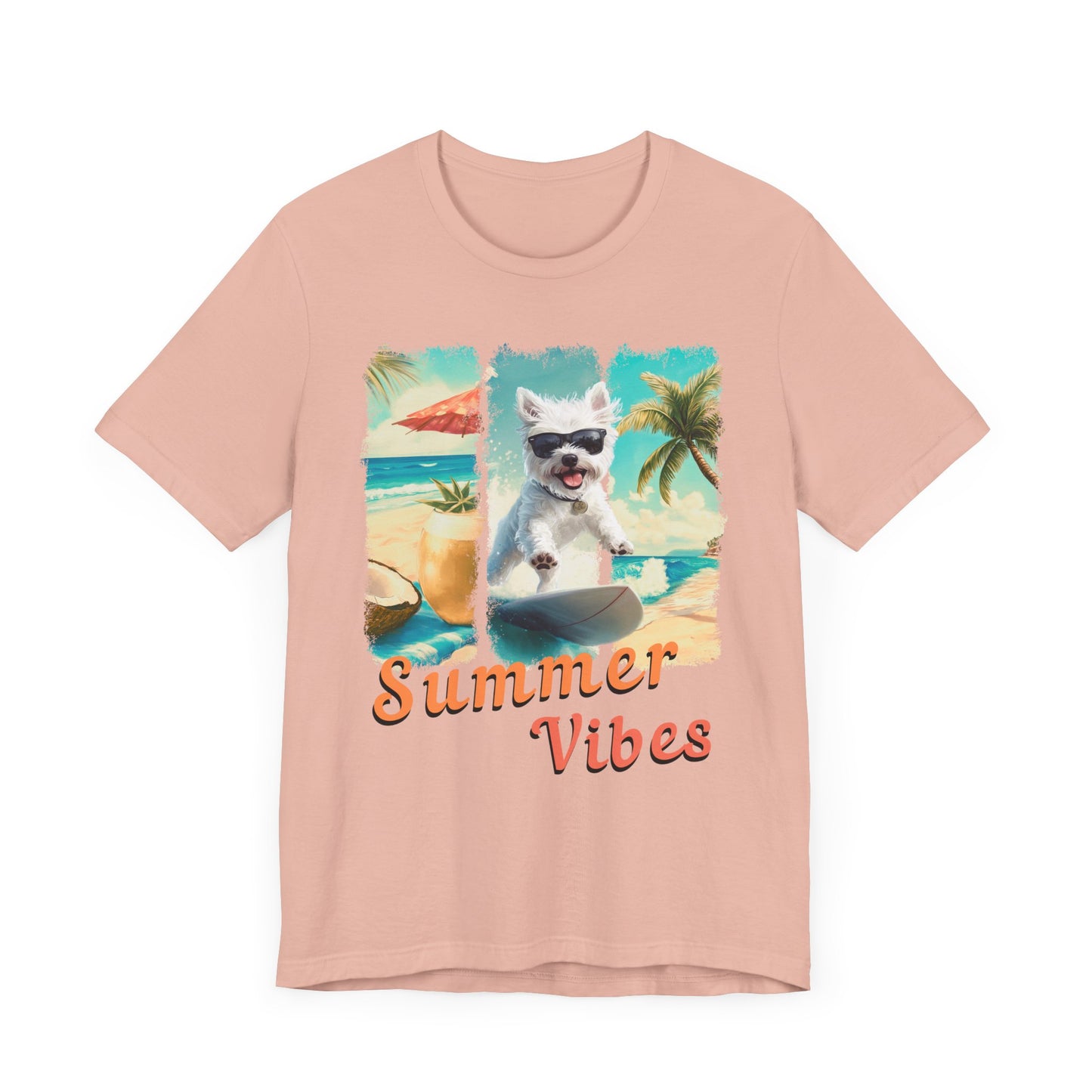 Summer Vibes – Surf Squad – Westie T-Shirt