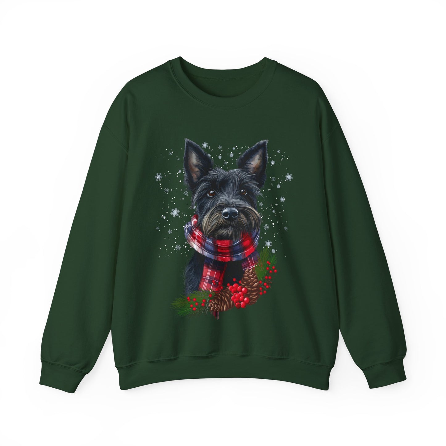 Scottish Terrier - Festive Scottie Sweater