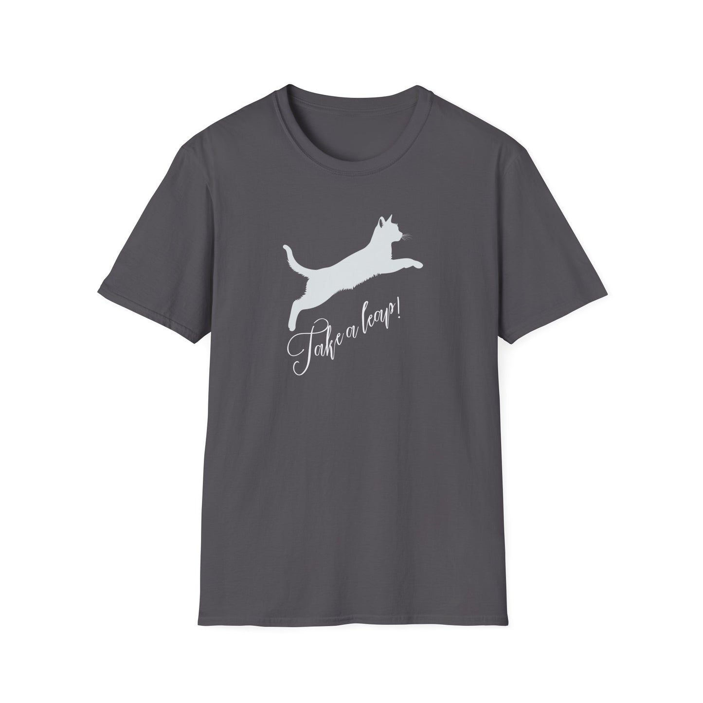 Motivational "Take a Leap"  Unisex Softstyle T-Shirt