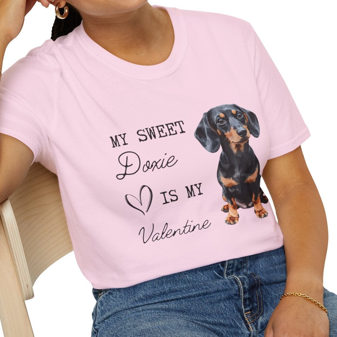 Dachshund - My Sweet Dachshund is My Valentine - T-shirt