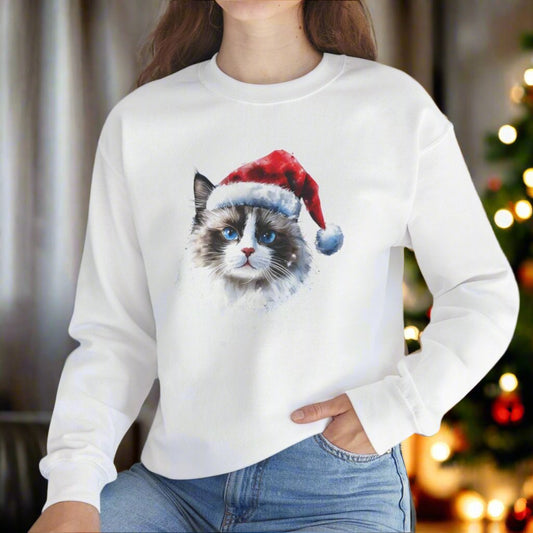 Ragdoll Cat Santa Sweater – The Perfect Christmas Gift for Cat Lovers