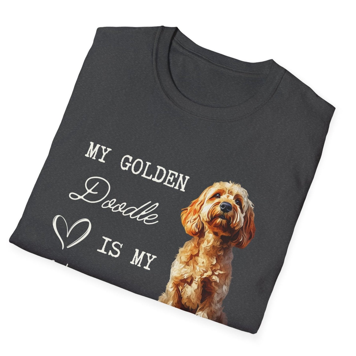 Golden Doodle Valentine's Day T-shirt