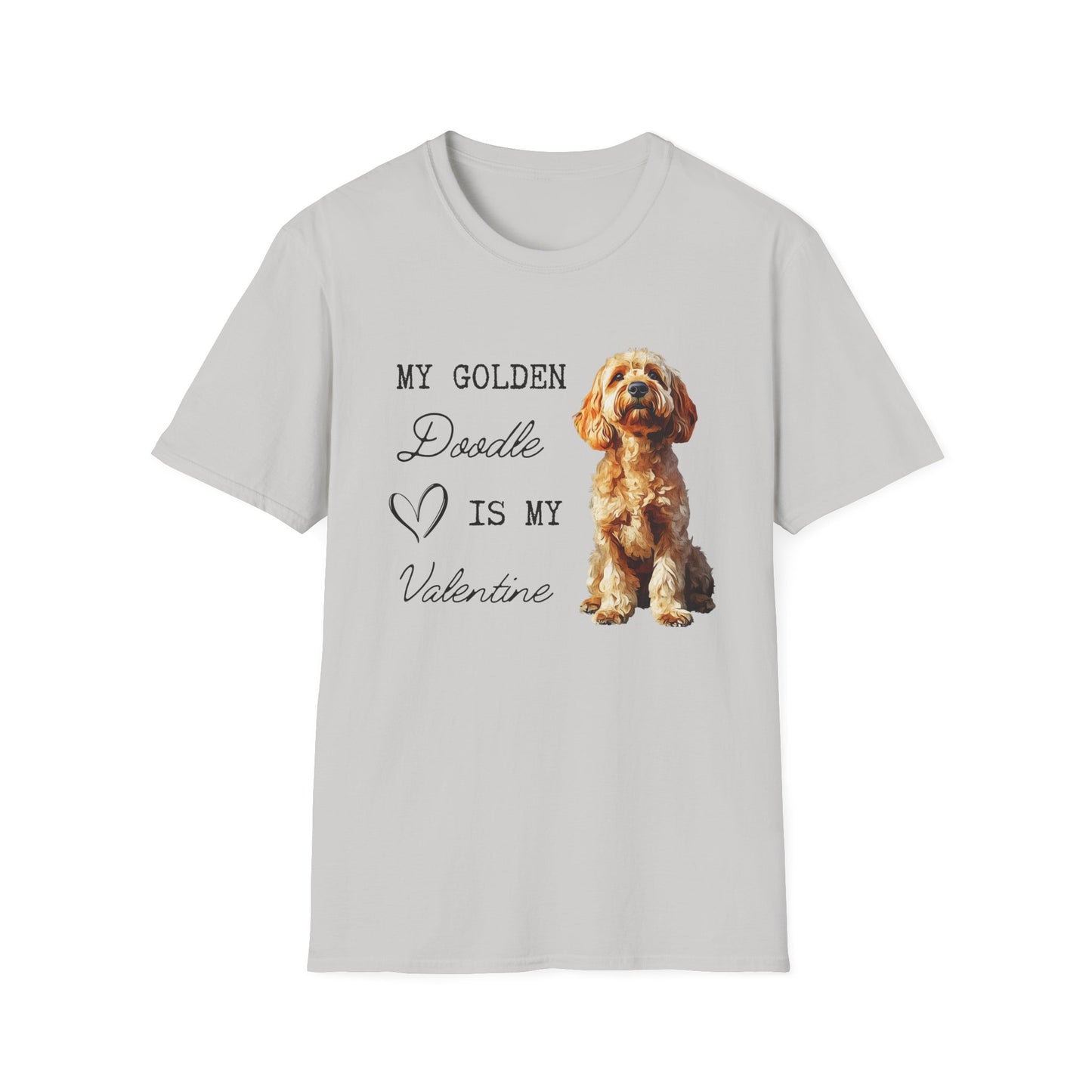 Golden Doodle Valentine's Day T-shirt