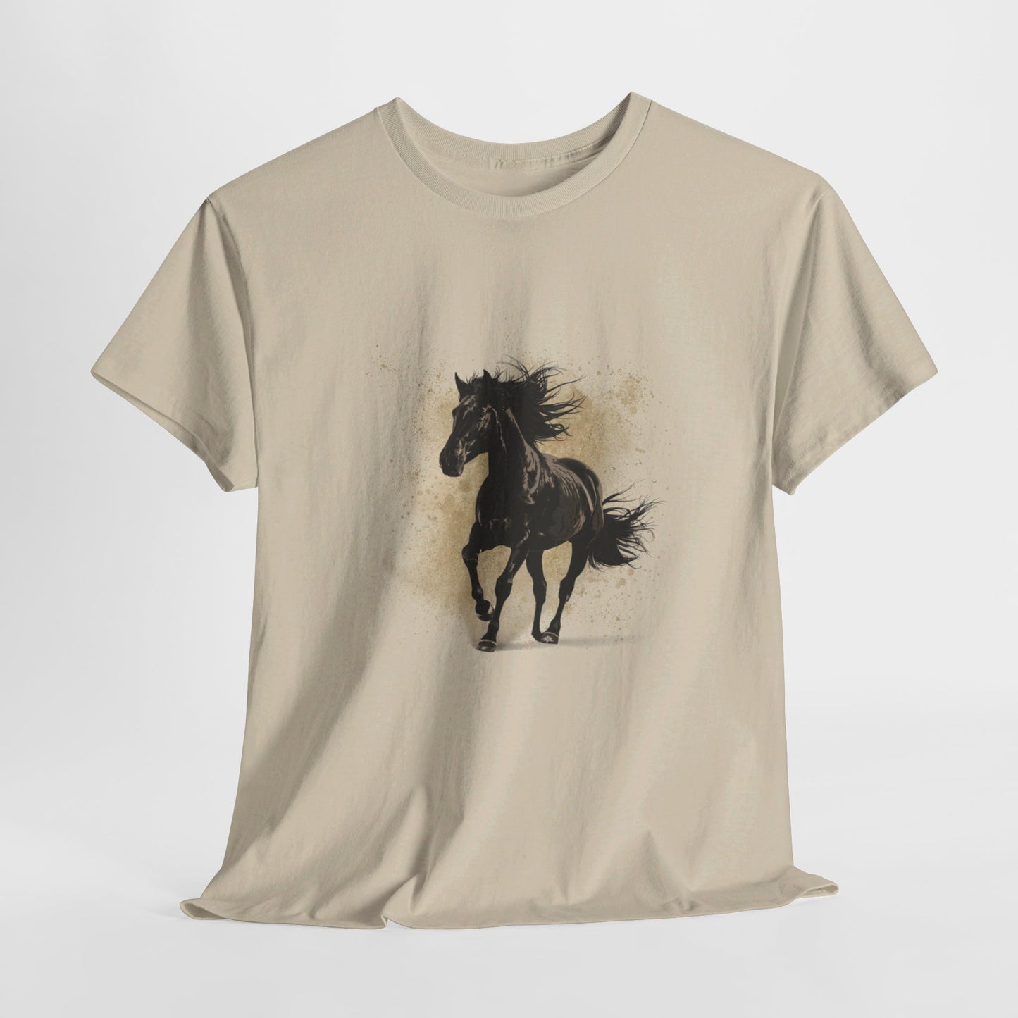 "Horse in the Sand" Unisex Cotton Tee