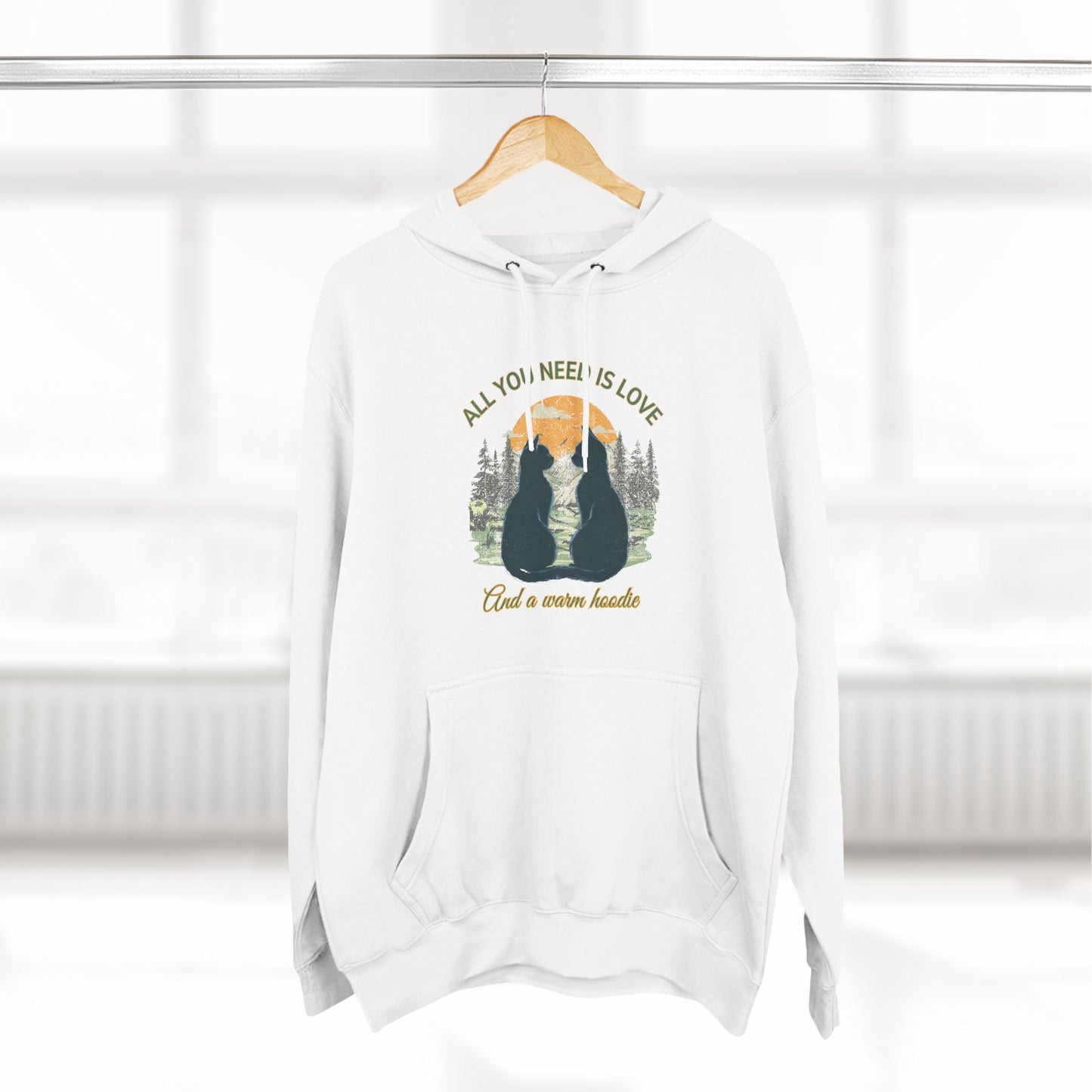 All You Need is Love And A Warm Hoodie - Fleece Hoodie