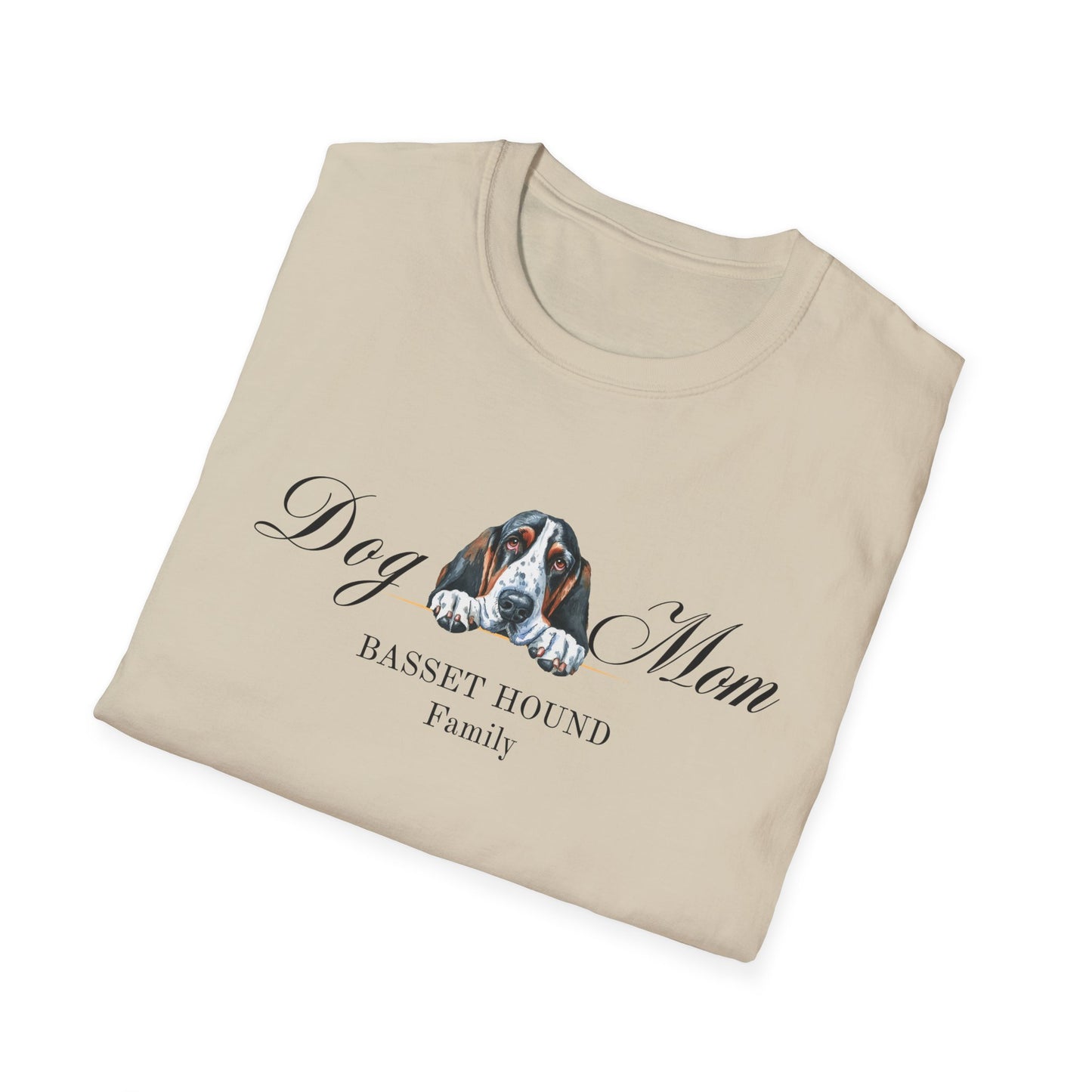 Basset Hound Dog Mom T-Shirt