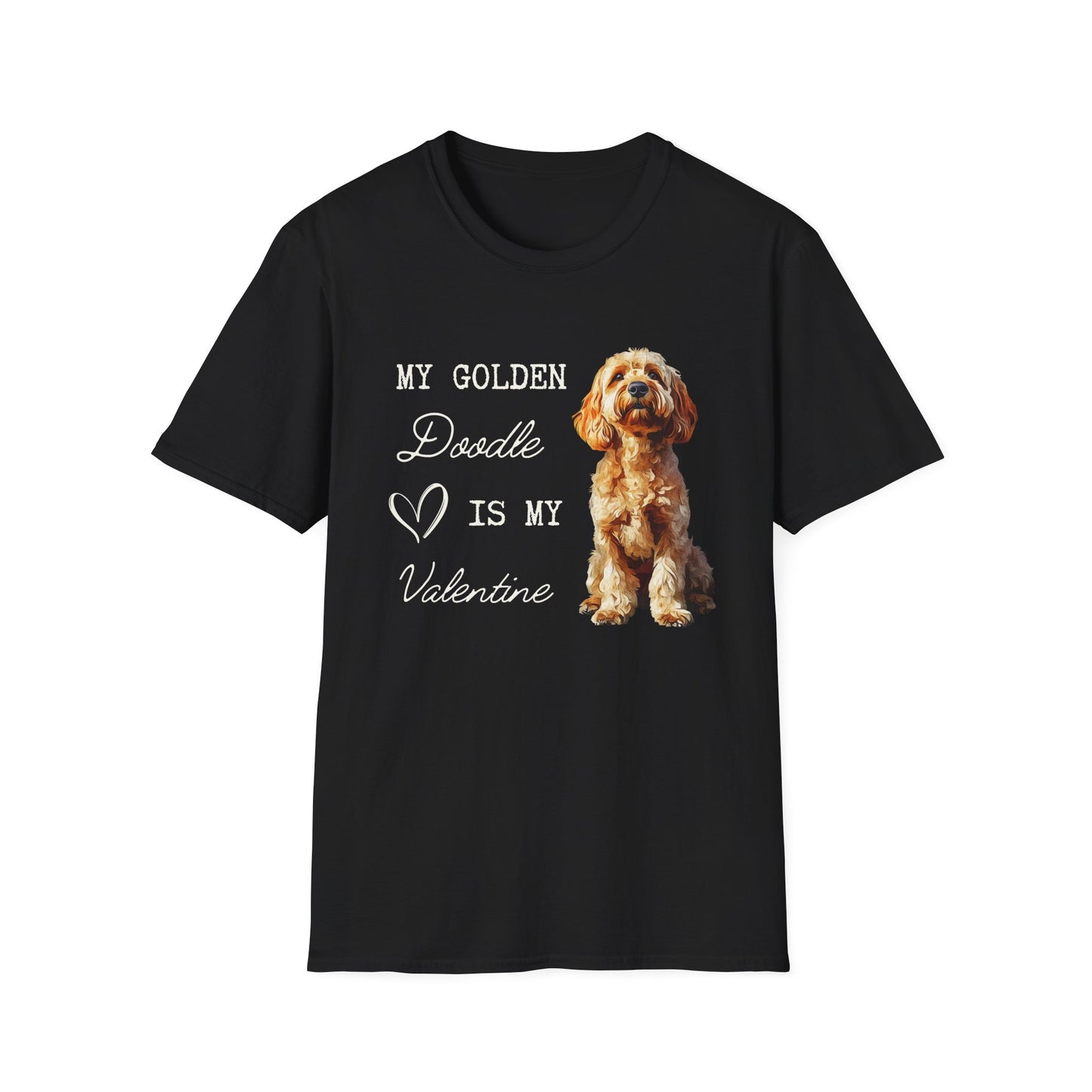 Golden Doodle Valentine's Day T-shirt