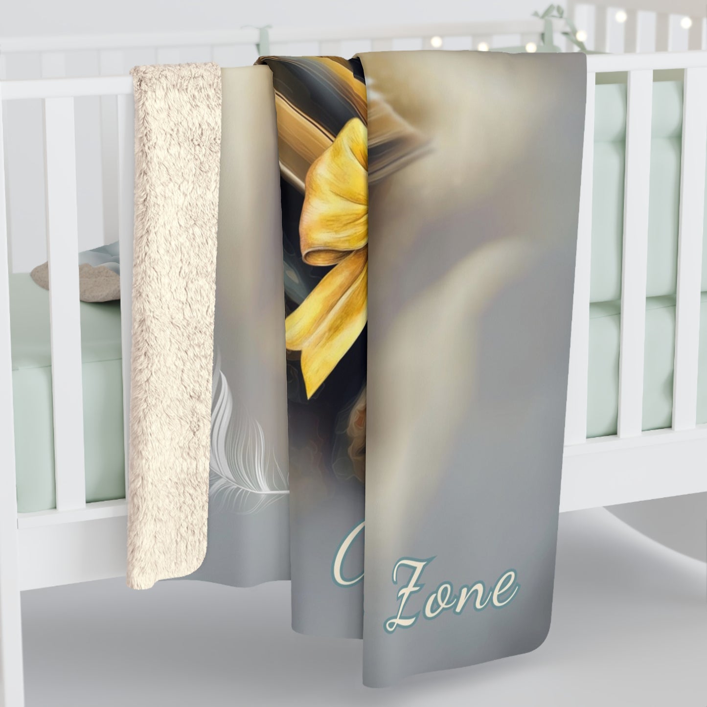 Cozy Cat Reading Sherpa Blanket — "Comfort Zone" Plush Throw