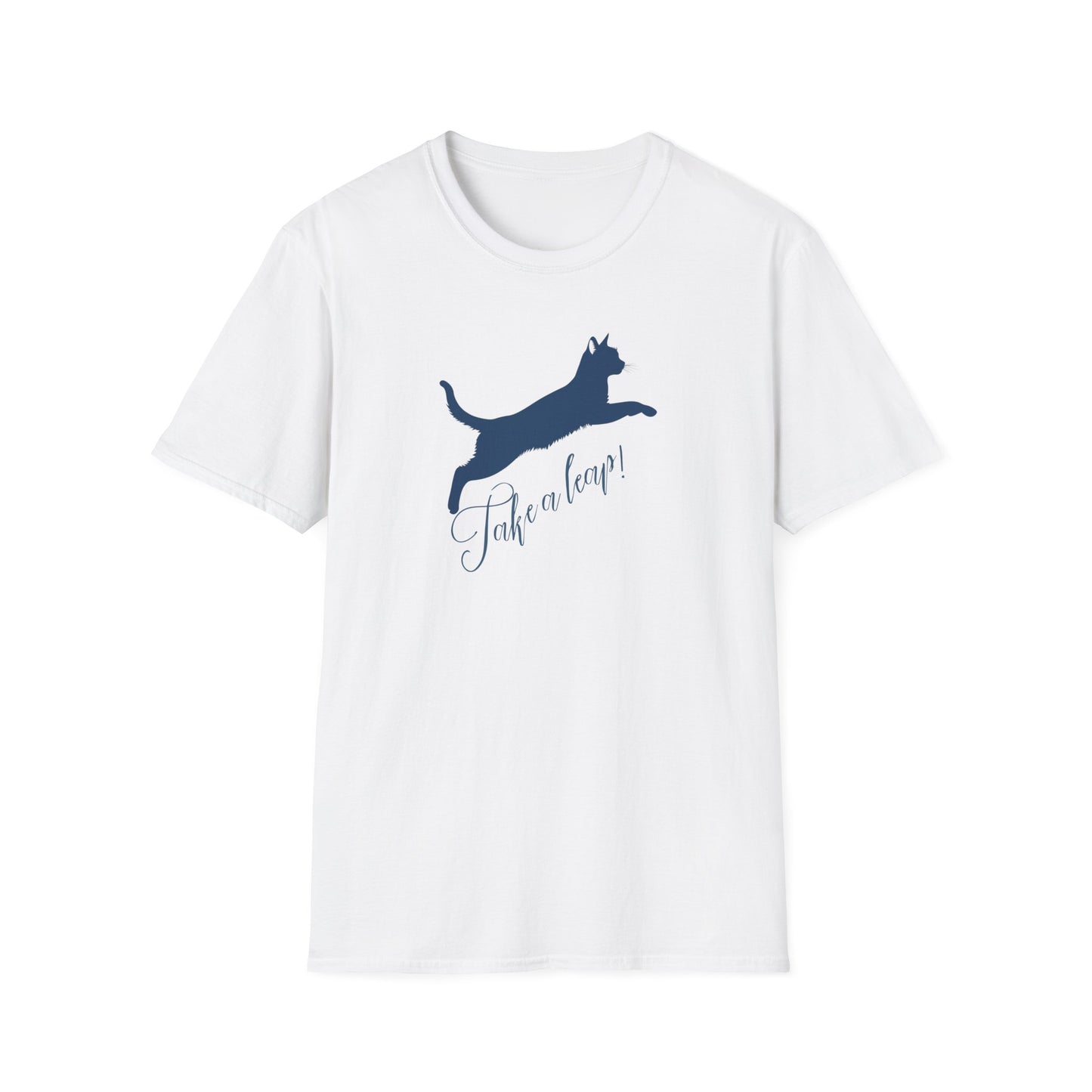 Motivational "Take a Leap"  Unisex Softstyle T-Shirt