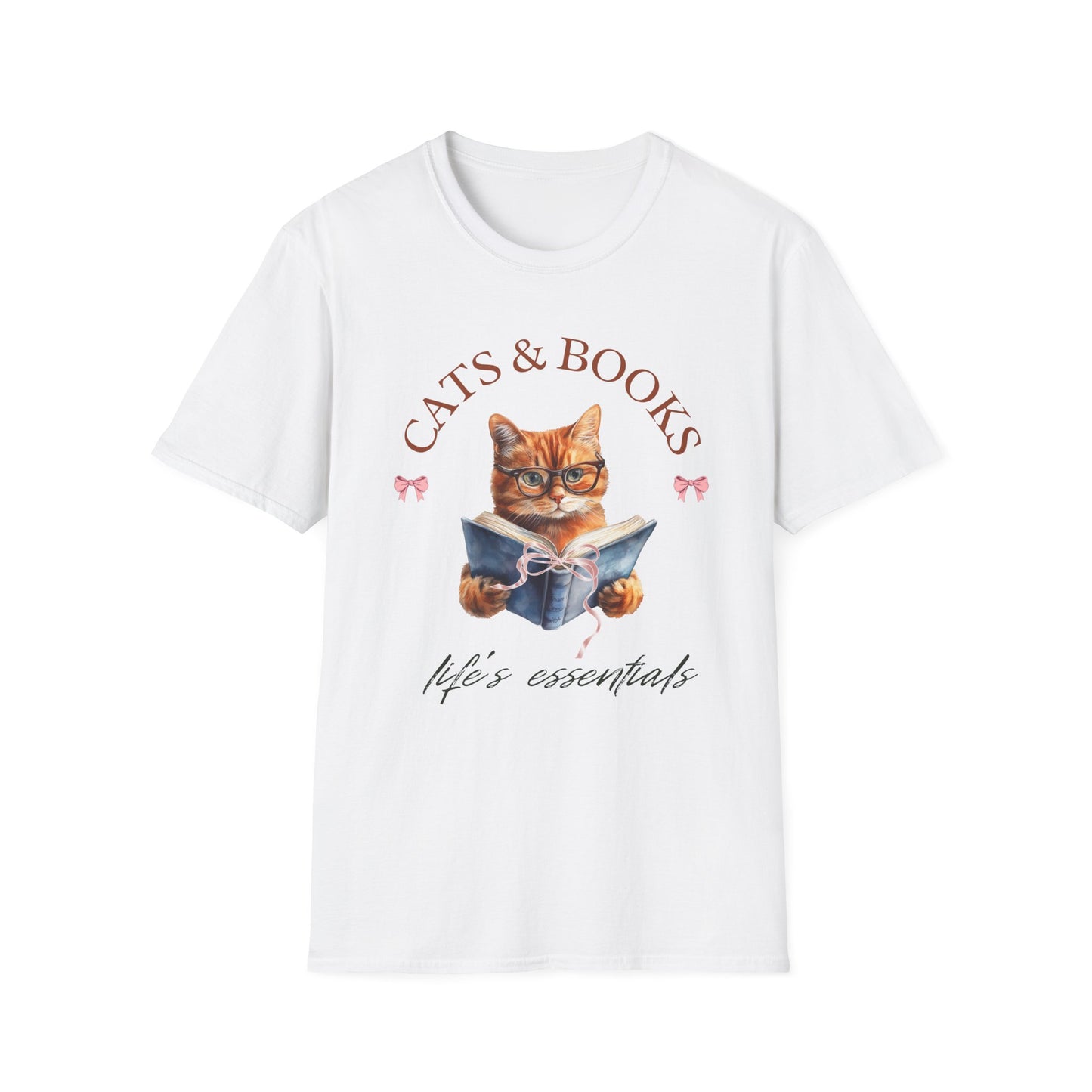 Cats And Books T-shirt