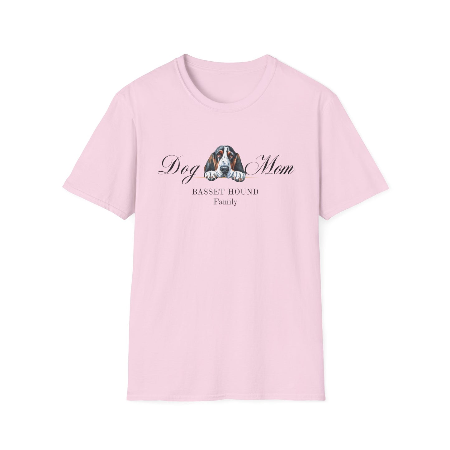 Basset Hound Dog Mom T-Shirt