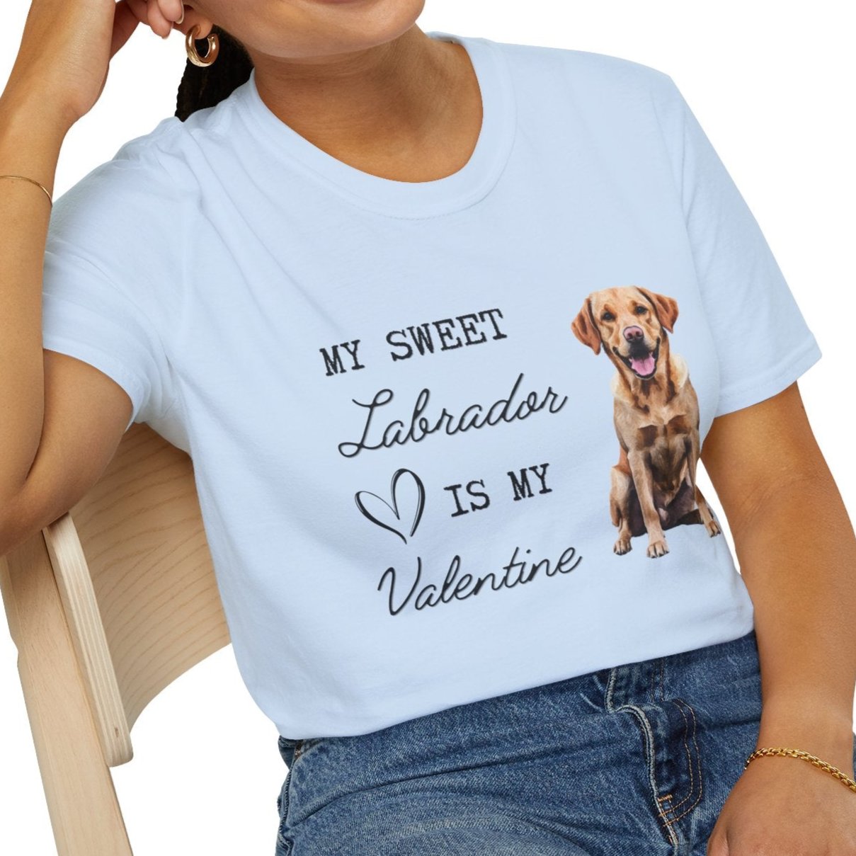 Labrador Retriever - My Sweet Labrador is My Valentine - T-shirt