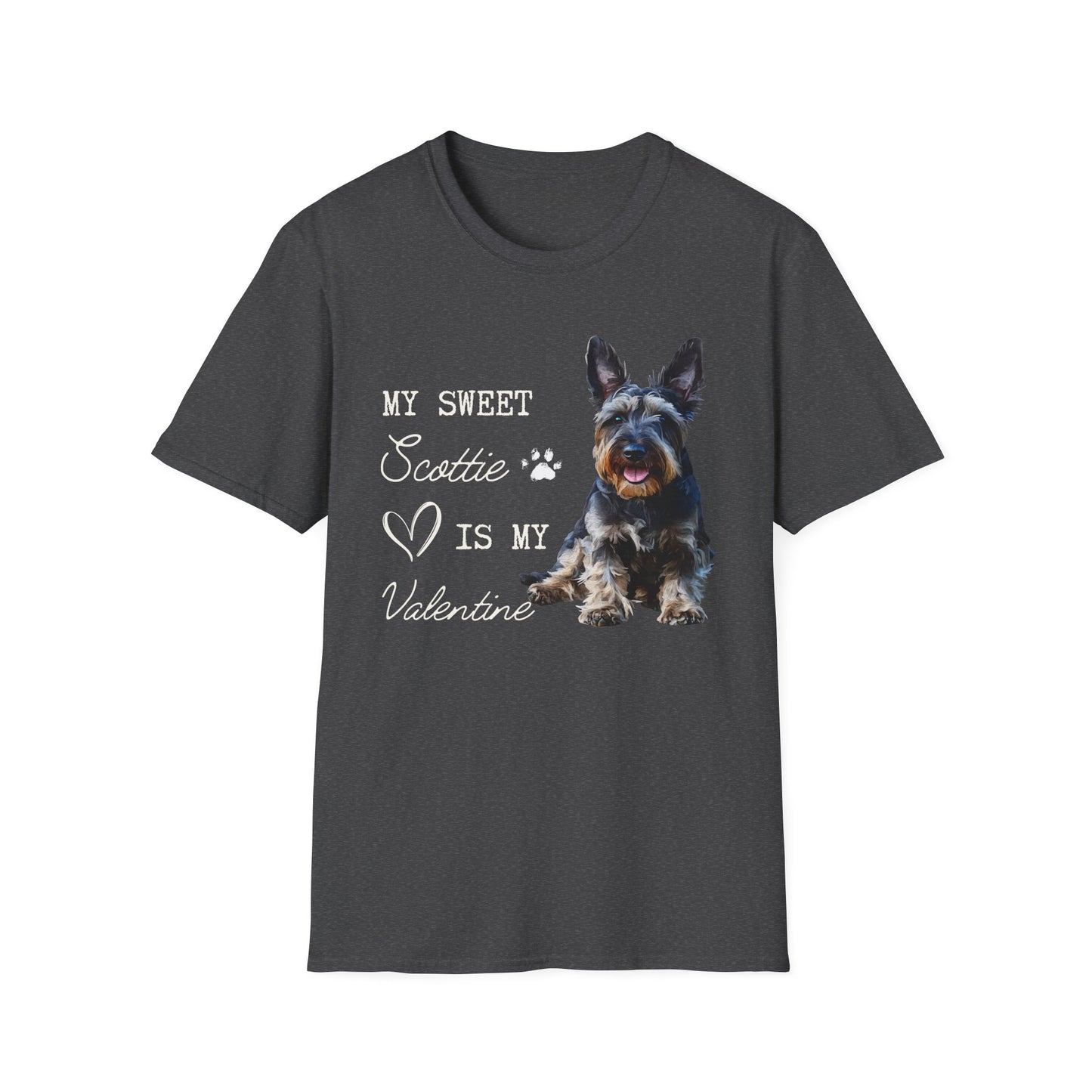 Scottish Terrier - My Sweet Scottie is My Valentine - T-shirt