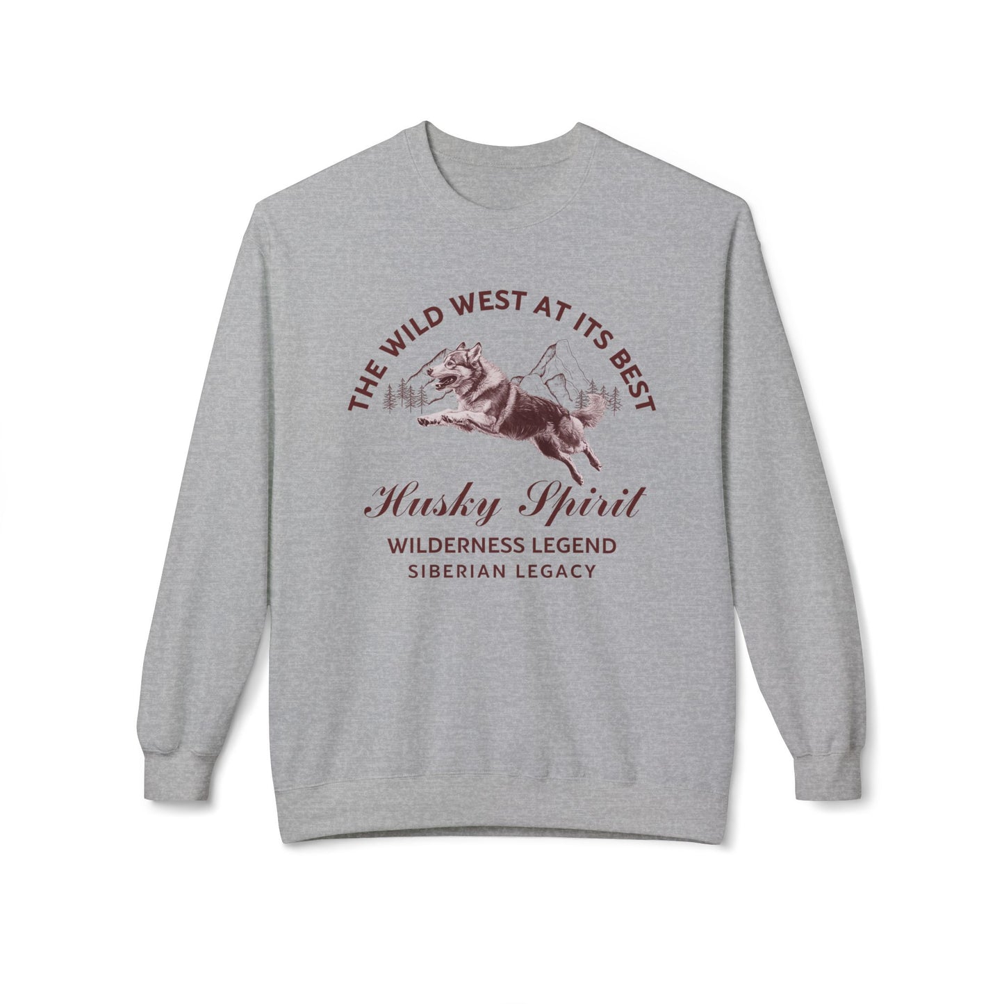 Siberian Husky Spirit – Wild West Edition Sweater