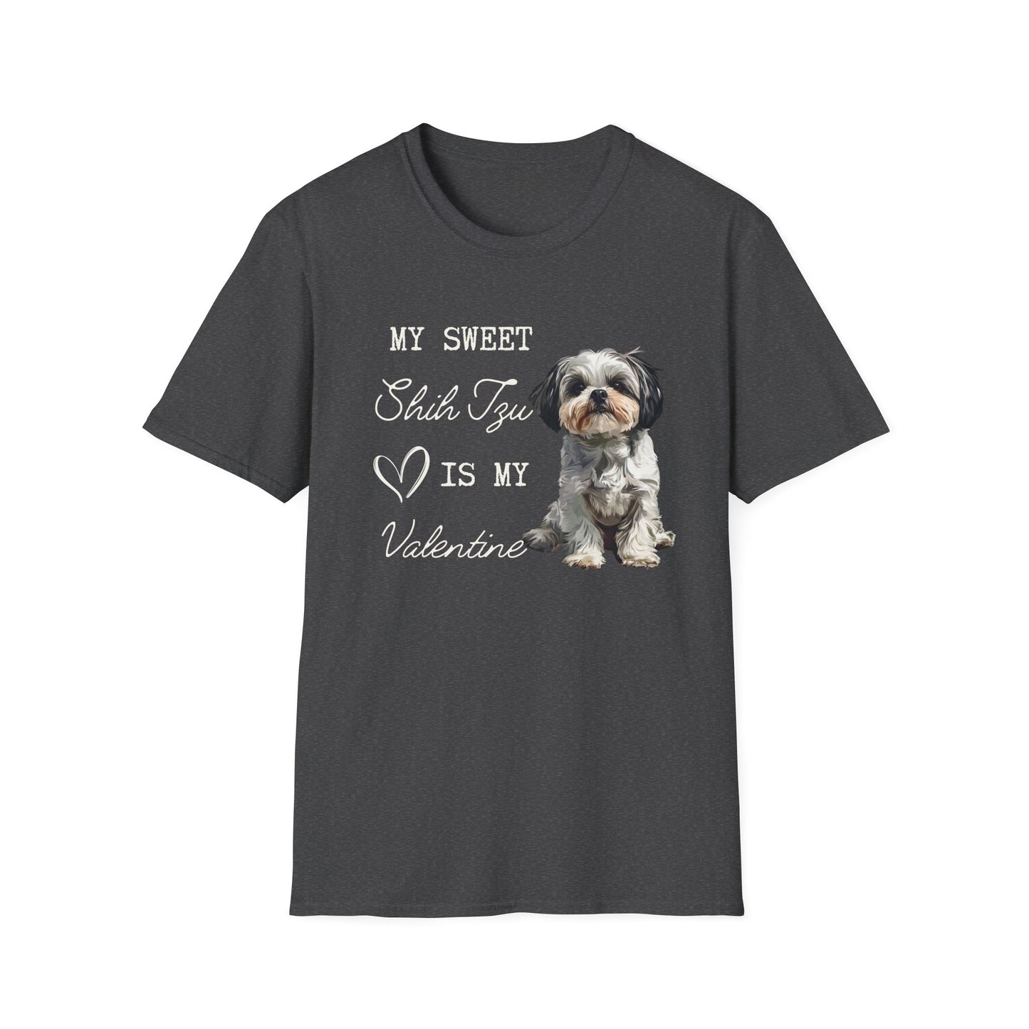 Shih Tzu - My Sweet Shih Tzu is My Valentine - T-shirt