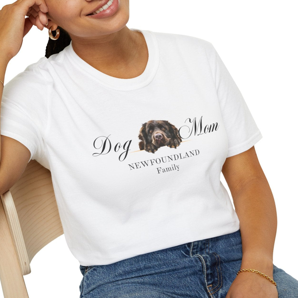 newfoundland mom t-shirt, valentine's gift , mother's day gift for dog mom